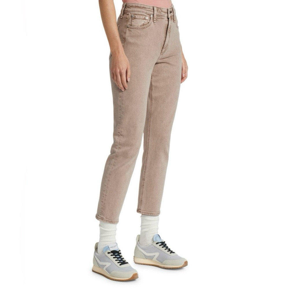 NWOT - Rag & Bone - Nina High Rise Cigarette Jeans in Rose Glitz - Size 25 Waist